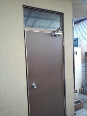 リフォーム勝手口　施工前
