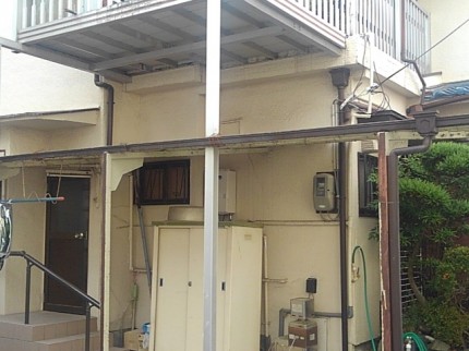 スチール製波板テラス屋根