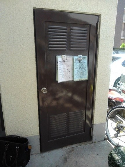 スチール框ドア