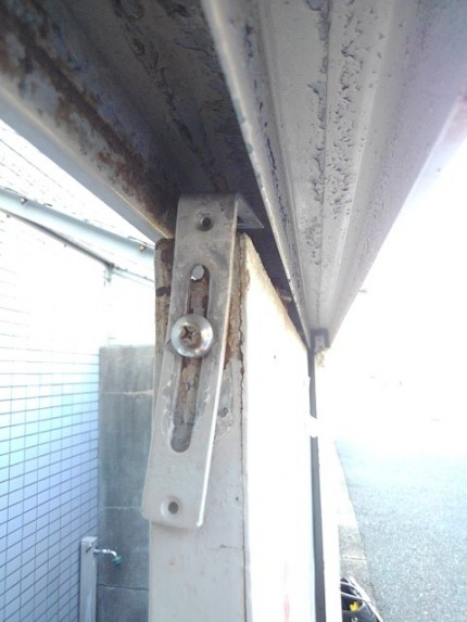 既存スチール引き戸