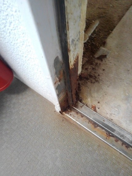 マンション玄関ドア　施工前2