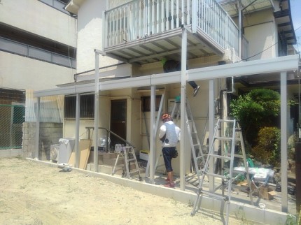 ソラリア　施工中