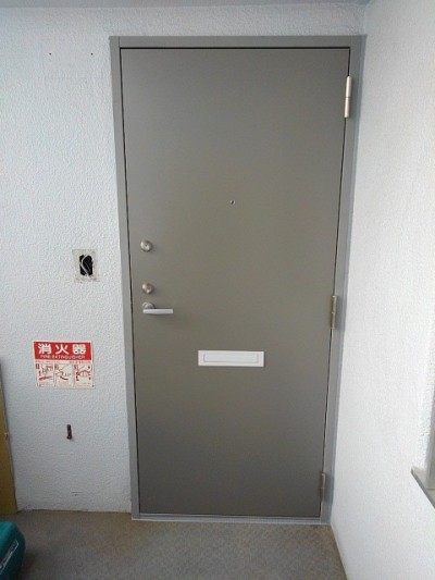 マンション玄関ドア　施工後