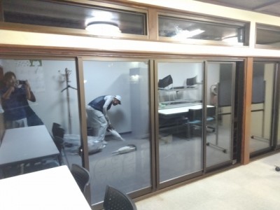 アルミサッシ　施工後