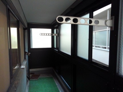 バルコニー囲い　施工後