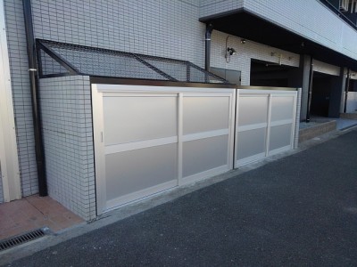 アルミフロント引き戸　施工後