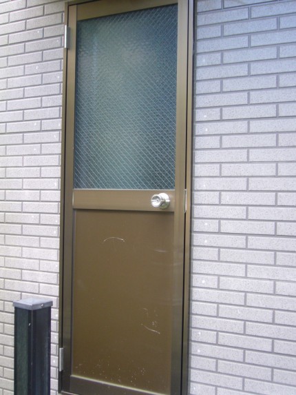 上硝子下パネル框ドア