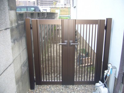 門扉施工後