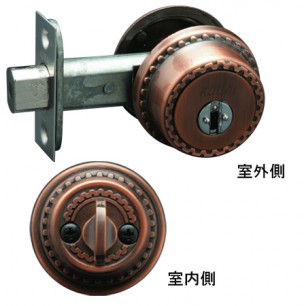 ナガワサワ　古代　本締り錠