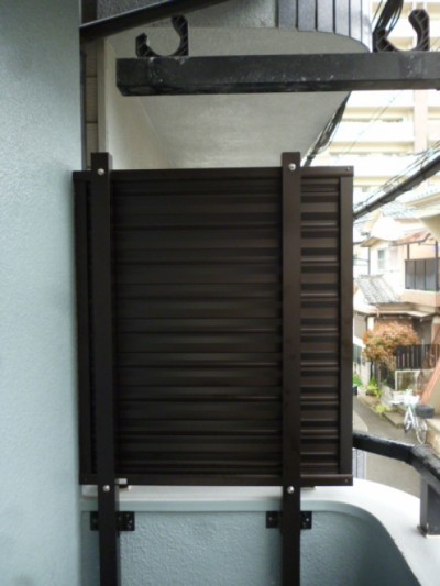 目隠しフェンス施工後