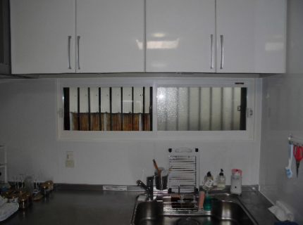 キッチン内窓施工後