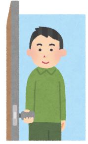 トイレドア　開き戸