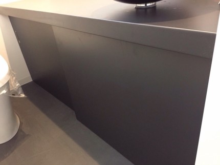 洗面台　収納　木製　戸