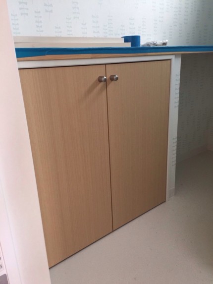 トイレ　収納　扉