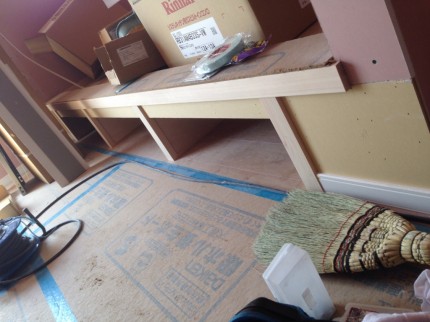 和室下収納　引き出し工事　施工前
