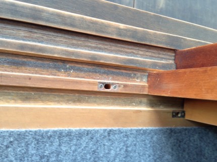 木製建具　敷居　メンテナンス　補修