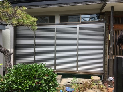 取替え雨戸　戸板