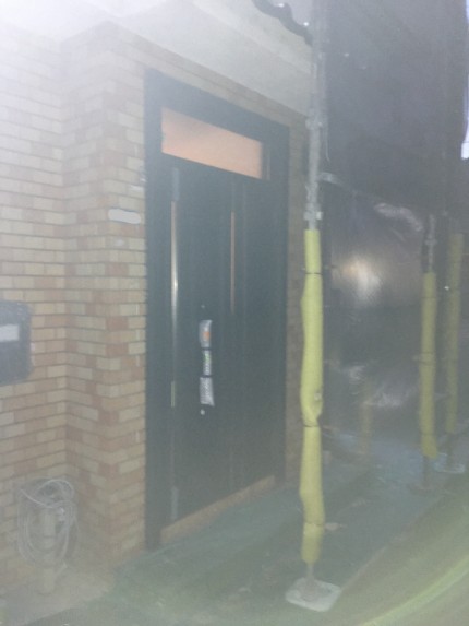 YKK　ドアリモ　玄関カバー工事