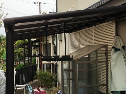 テラス用　吊り下げ物干し