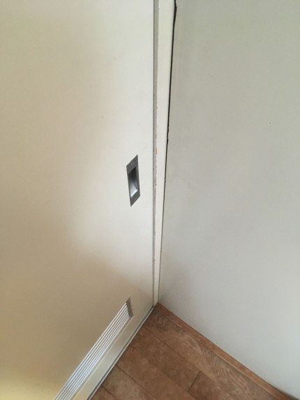 木製建具　戸車取替え　建て付け調整