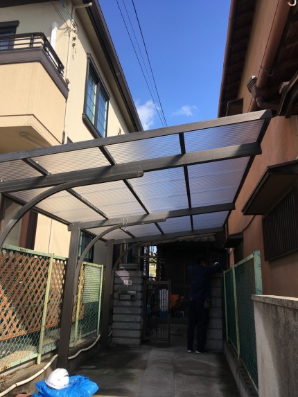 カーポート　波板　ポリカ