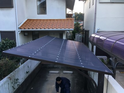 カーポート　屋根材