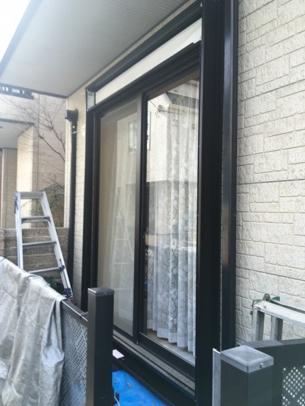 窓シャッター　リフォーム　電動シャッター