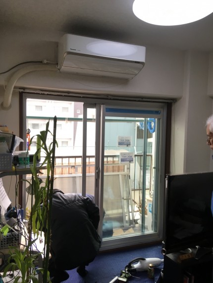 マンション　サッシ　カバー工事