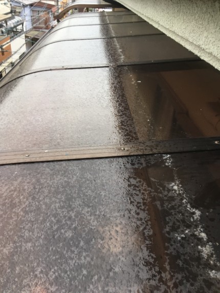 ベランダ　テラス屋根　樹脂板ポリカ