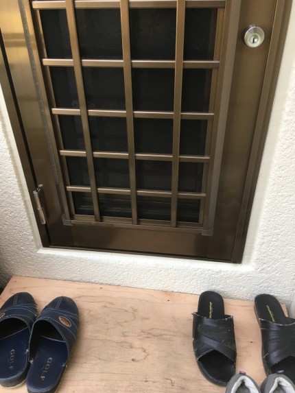 勝手口　カバー工事