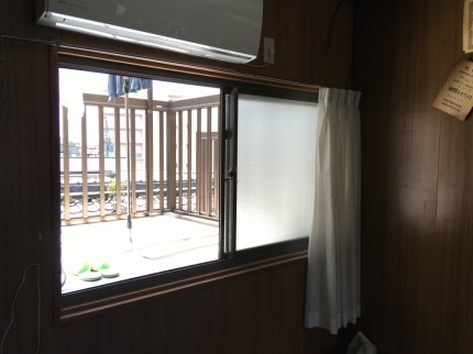 アルミ製雨戸　カバー工事