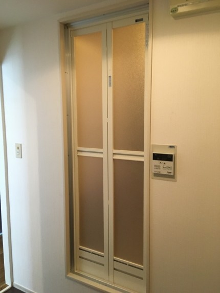 浴室折れ戸　浴室リフォーム