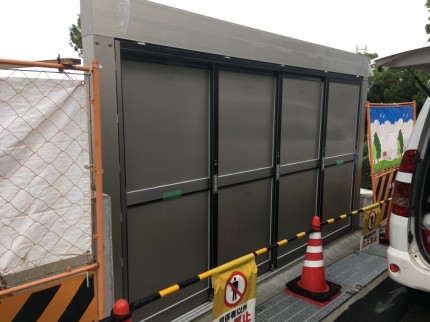 マンション　ゴミ置場リフォーム