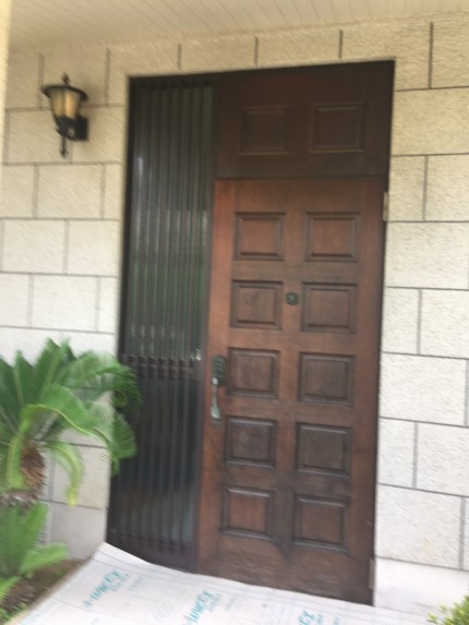 リフォーム玄関　玄関取替え