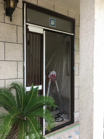 リフォーム玄関　玄関取替え