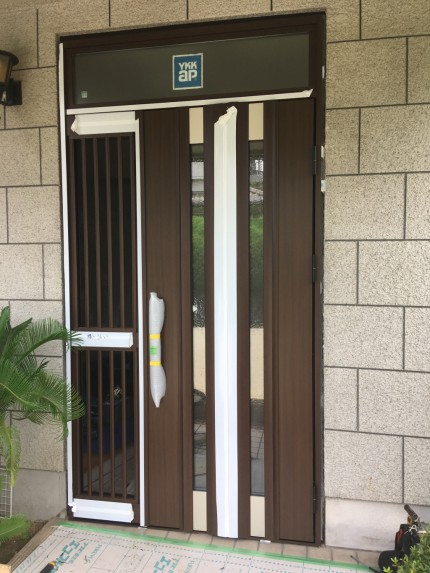 リフォーム玄関　玄関取替え