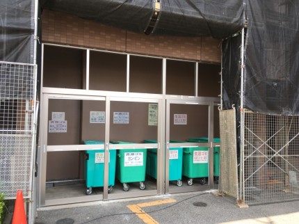 マンション　ゴミ置場リフォーム