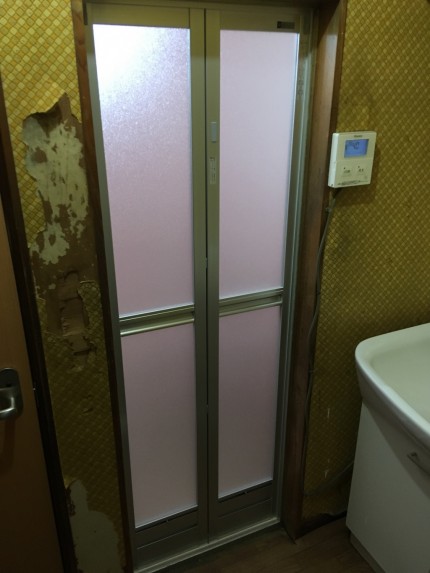 浴室扉　リフォーム