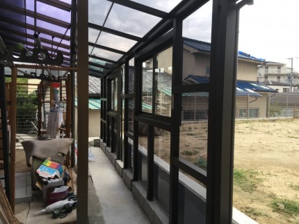 テラス屋根　エクステリア