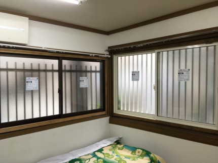 サッシ　カバー工事