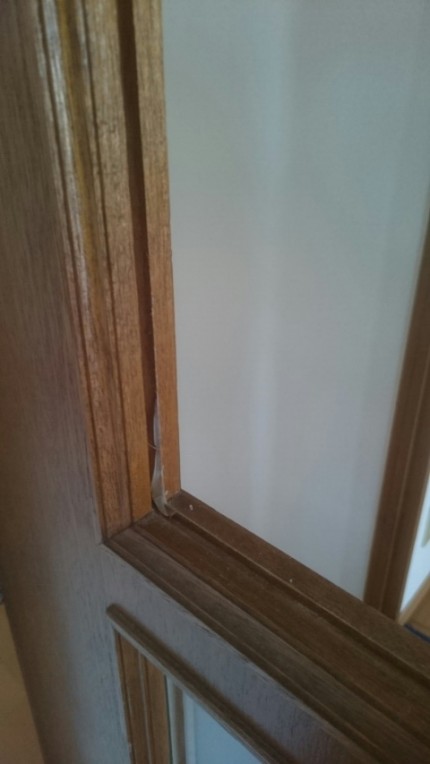 ガラス割れ替え