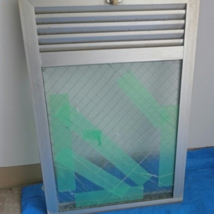 ガラス割れ替え