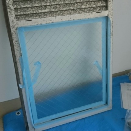 ガラス割れ替え