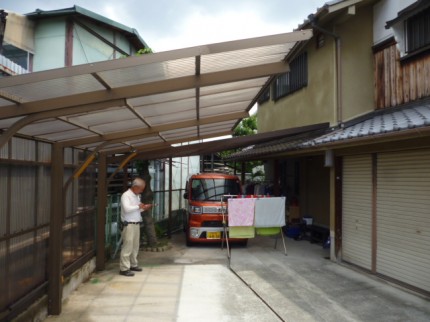 テラス屋根①