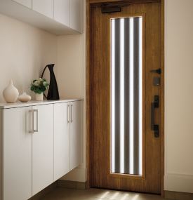 スリットのあるドア