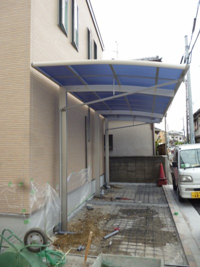 カーポート取付後