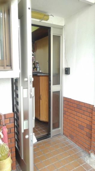 リフォム玄関ドア施工後開