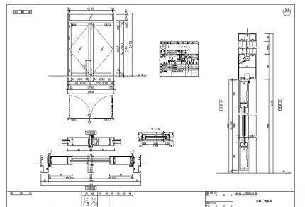 フロントドア　図面
