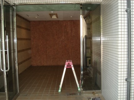 マンション入口