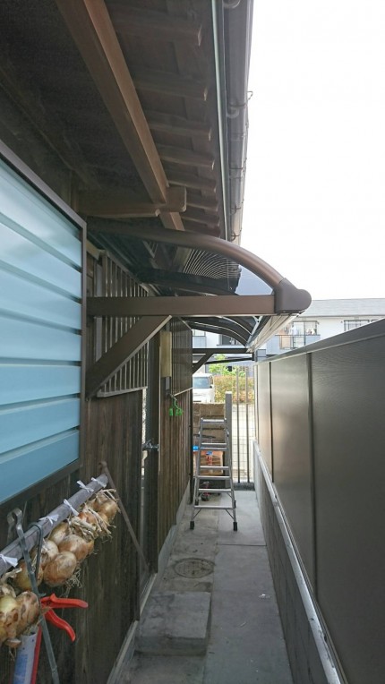 テラス屋根②